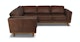 Timber Charme Chocolat Corner Sectional - Gallery View 3 of 13.
