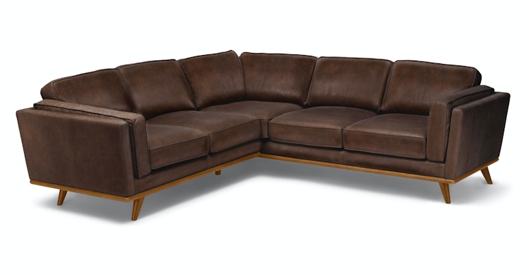 Timber Charme Chocolat Corner Sectional - Primary View 1 of 13 (Open Fullscreen View).
