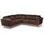 The Timber Leather Corner Sectional x Ottoman Bundle - Gallery View 1 of 6.