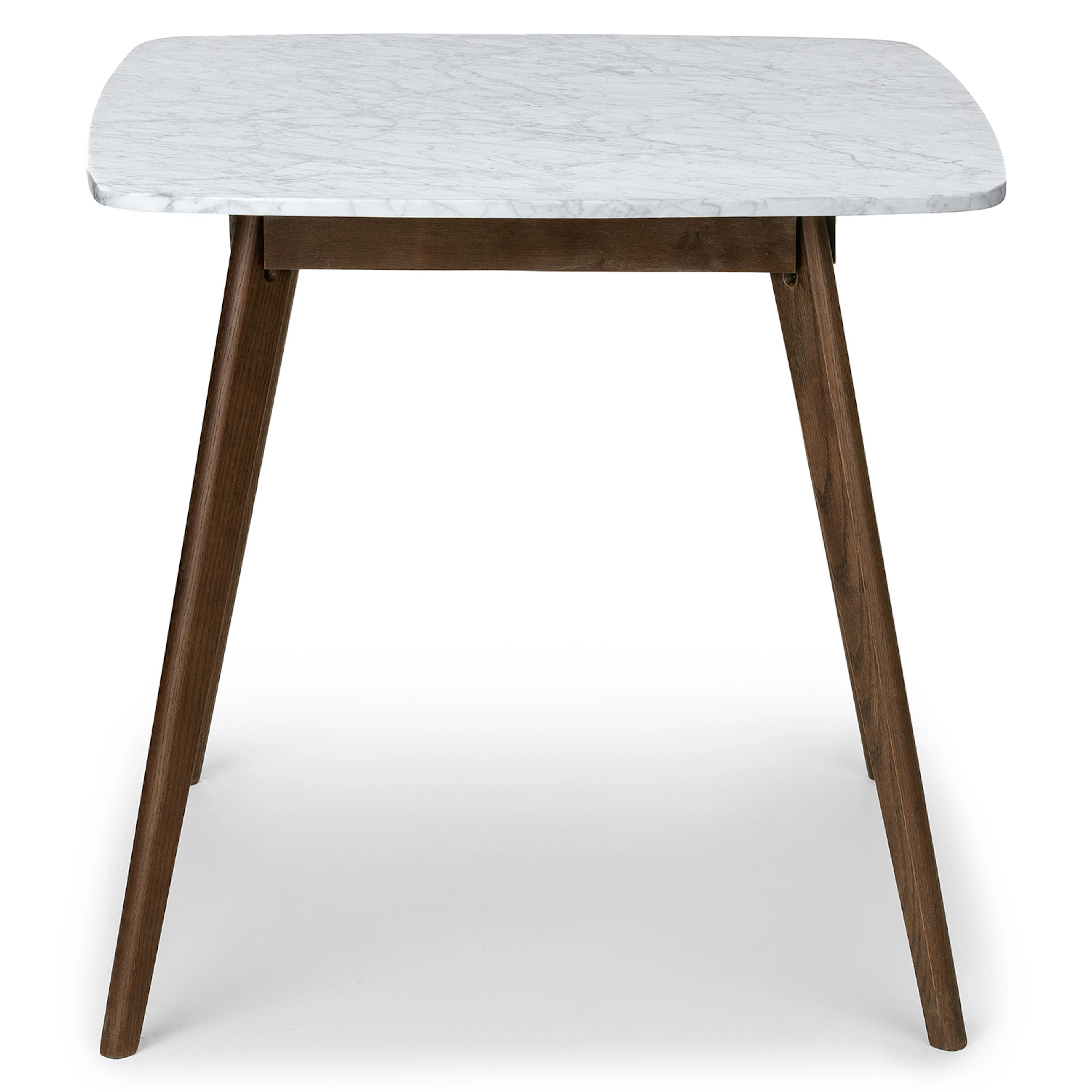 Vena Cafe Table - Walnut and Marble