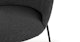 Ceres Flint Gray and Black Dining Chair - Gallery View 7 of 15.