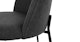 Ceres Flint Gray and Black Dining Chair - Gallery View 8 of 15.