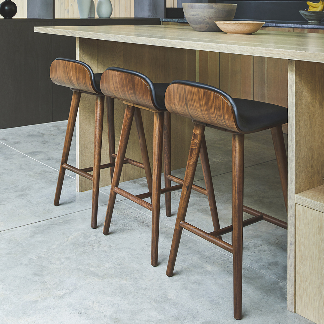 Black walnut bar stools hotsell