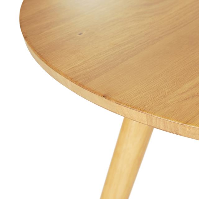 Seno Round Oak Dining Table for 4 People | Article