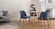 Seno Oak 47" Round Dining Table - Gallery View 3 of 11.