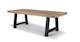 Tavola Vintage Brown Dining Table for 8 - Gallery View 3 of 12.