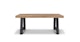 Tavola Vintage Brown Dining Table for 6 - Gallery View 1 of 12.