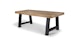 Tavola Vintage Brown Dining Table for 6 - Gallery View 3 of 12.