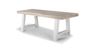 Tavola Driftwood Gray Dining Table for 6