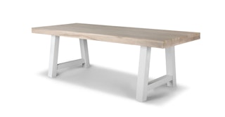 Tavola Driftwood Gray Dining Table for 8