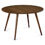 Seno 47" Round Dining Table - Walnut
