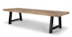 Tavola Vintage Brown Dining Table for 10 - Gallery View 3 of 12.