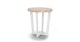 Toba Driftwood Gray Side Table - Gallery View 3 of 9.