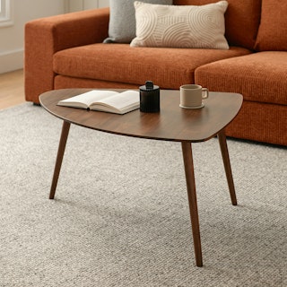 Amoeba 35" Coffee Table - Walnut