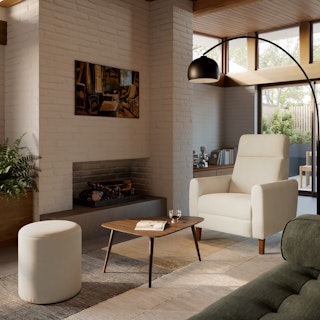 Amoeba 29.5" Coffee Table - Walnut