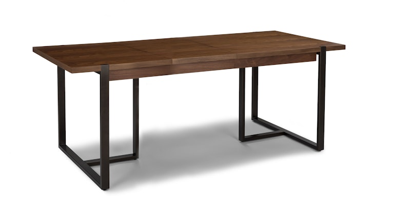 Oscuro Walnut Extendable Dining Table - Primary View 1 of 12 (Open Fullscreen View).