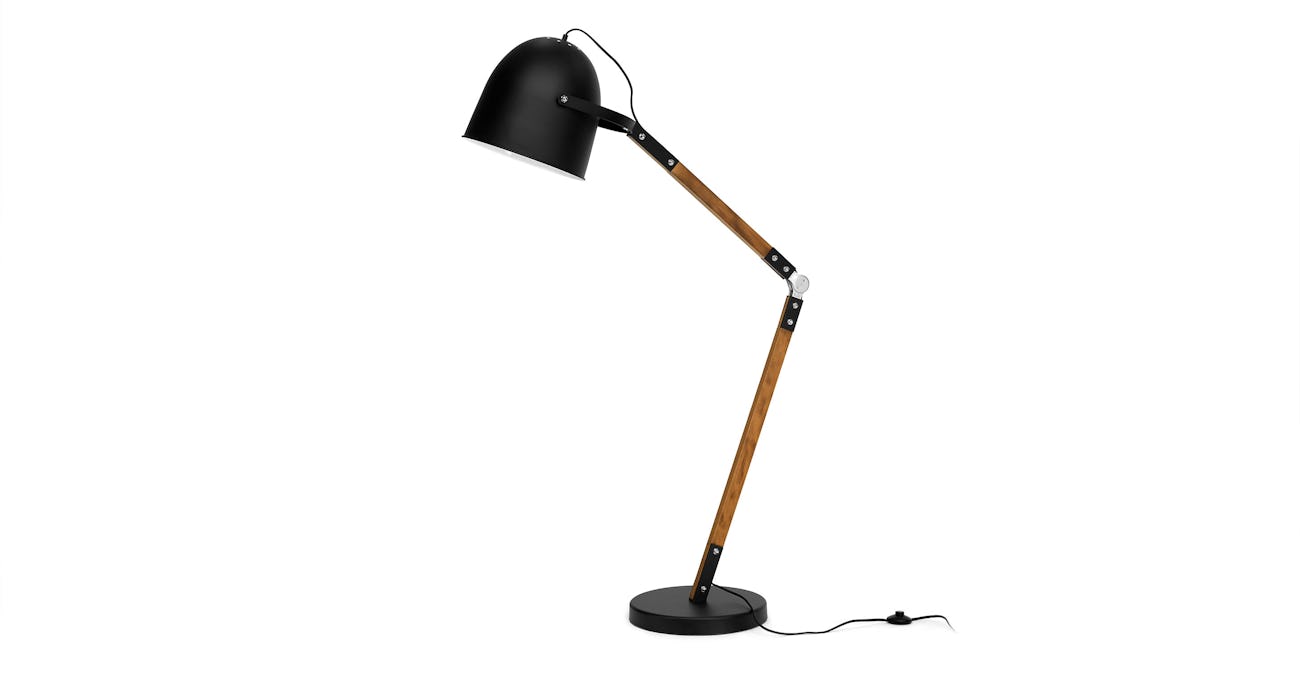 Pivot Black Floor Lamp