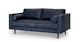 Sven Oxford Blue 72" Sofa - Gallery View 3 of 13.