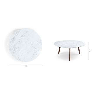 The Mara Coffee x Side Table Bundle - Primary View 1 of 6 (Click To Zoom).