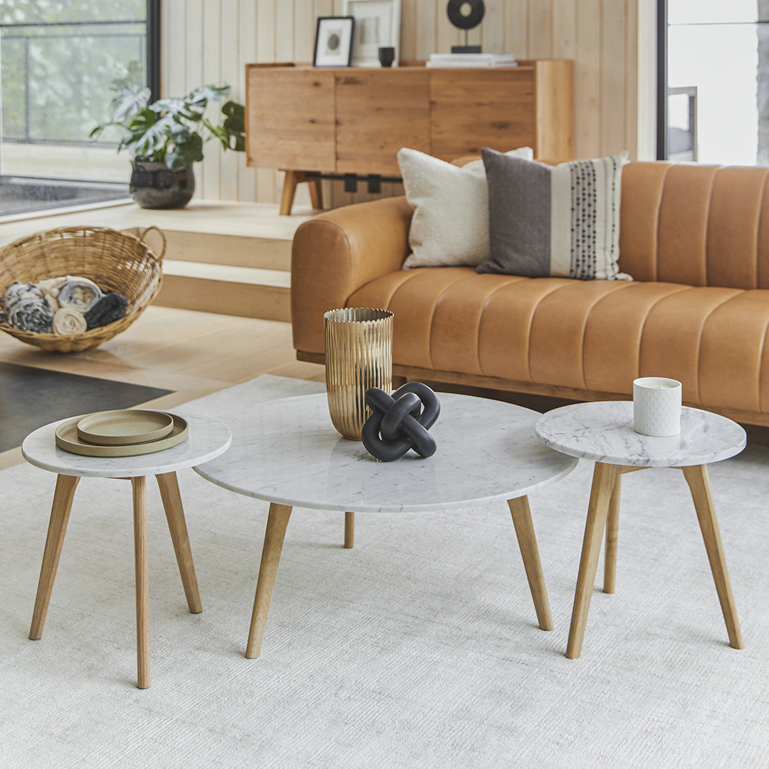 Mara oak coffee table discount