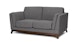 Ceni Pyrite Gray Loveseat - Gallery View 3 of 10.