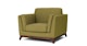 Ceni Seagrass Green Armchair - Gallery View 3 of 10.