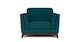 Ceni Lagoon Blue Armchair - Gallery View 1 of 10.