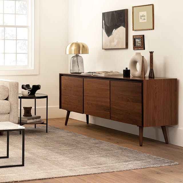 Seno 71" Walnut Sideboard - Modern Storage