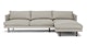 Burrard Seasalt Gray Right Sectional Sofa - Gallery View 1 of 12.