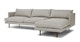 Burrard Seasalt Gray Right Sectional - Gallery View 3 of 12.