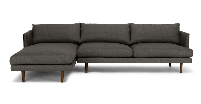 Burrard Graphite Gray Left Sectional Sofa - Primary View 1 of 13 (Open Fullscreen View).
