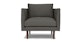 Burrard Graphite Gray Chair - Gallery View 1 of 10.