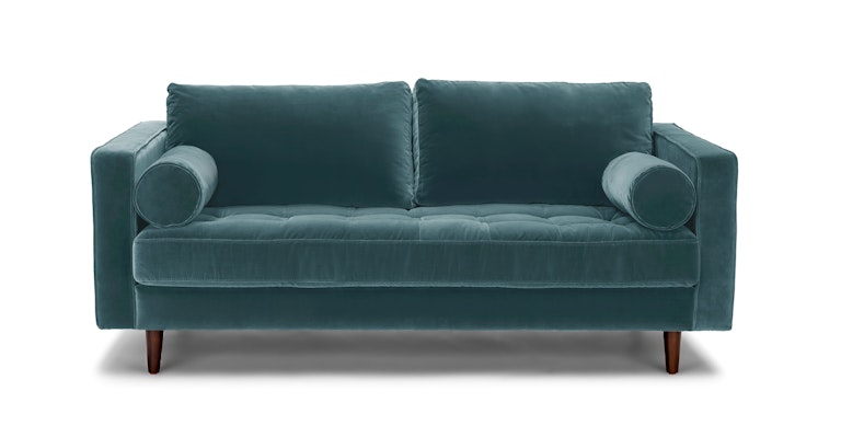 Sven Pacific Blue 72" Sofa - Primary View 1 of 11 (Open Fullscreen View).