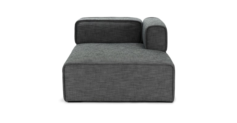 Quadra Carbon Gray Right Chaise Module - Primary View 1 of 7 (Open Fullscreen View).