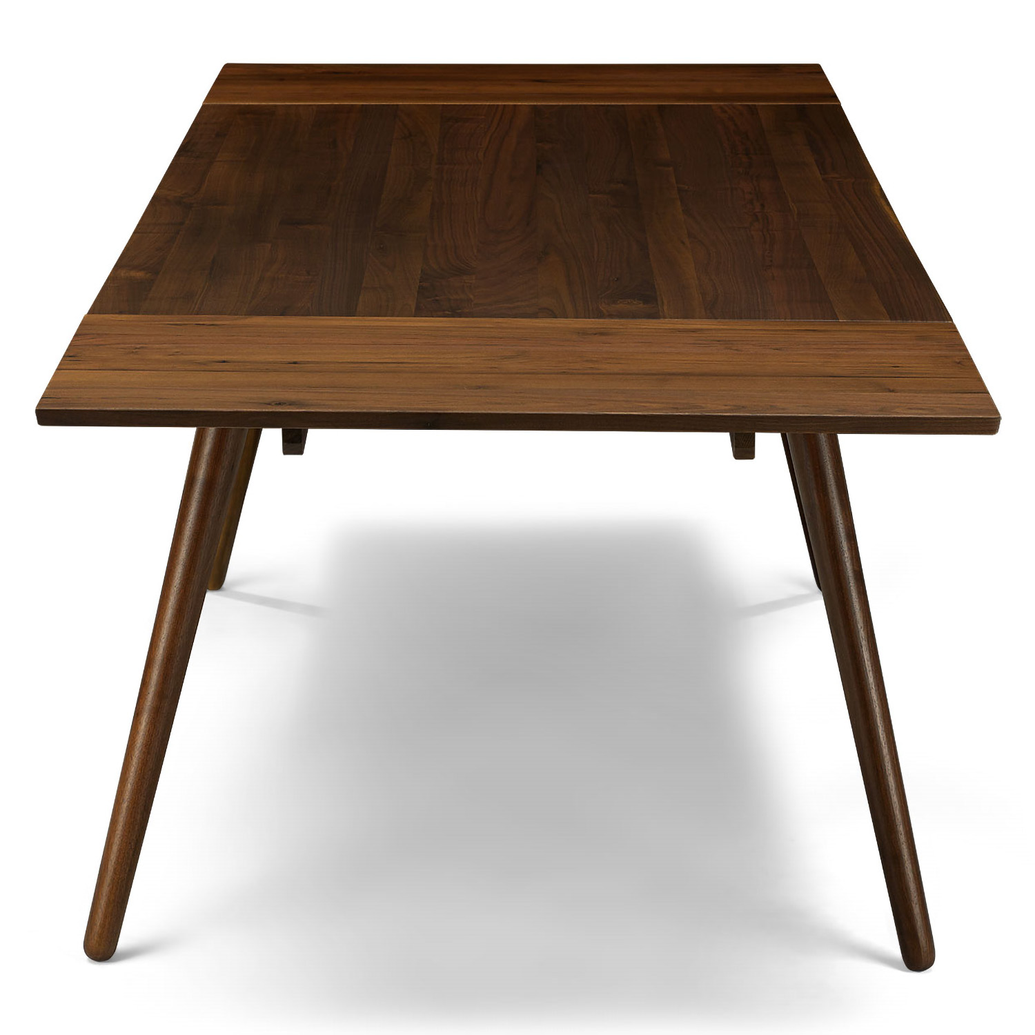 Seno walnut dining table extendable discount