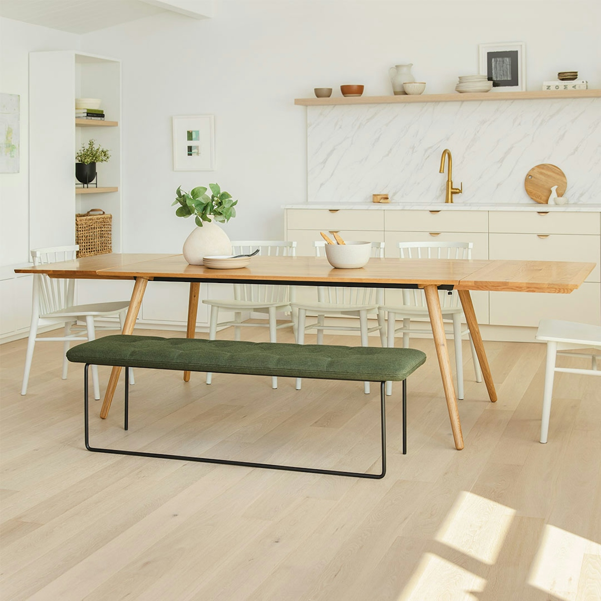 Seno Oak Dining Table, Extendable