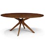 Conan 75" Oval Dining Table - Walnut