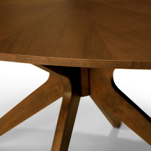 Conan Walnut Oval Dining Table for 6 | Article