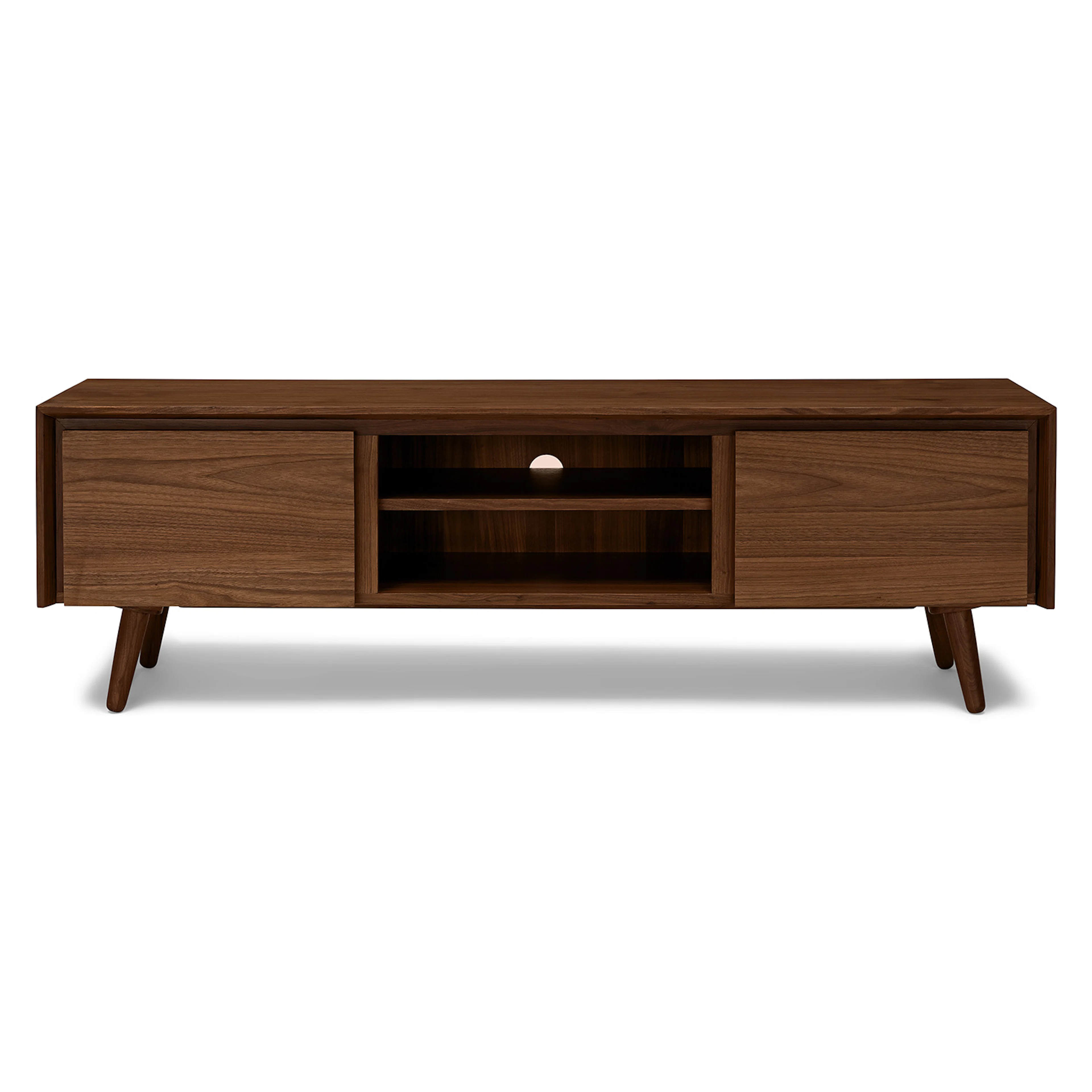 Seno 63" Low Media Unit - Walnut