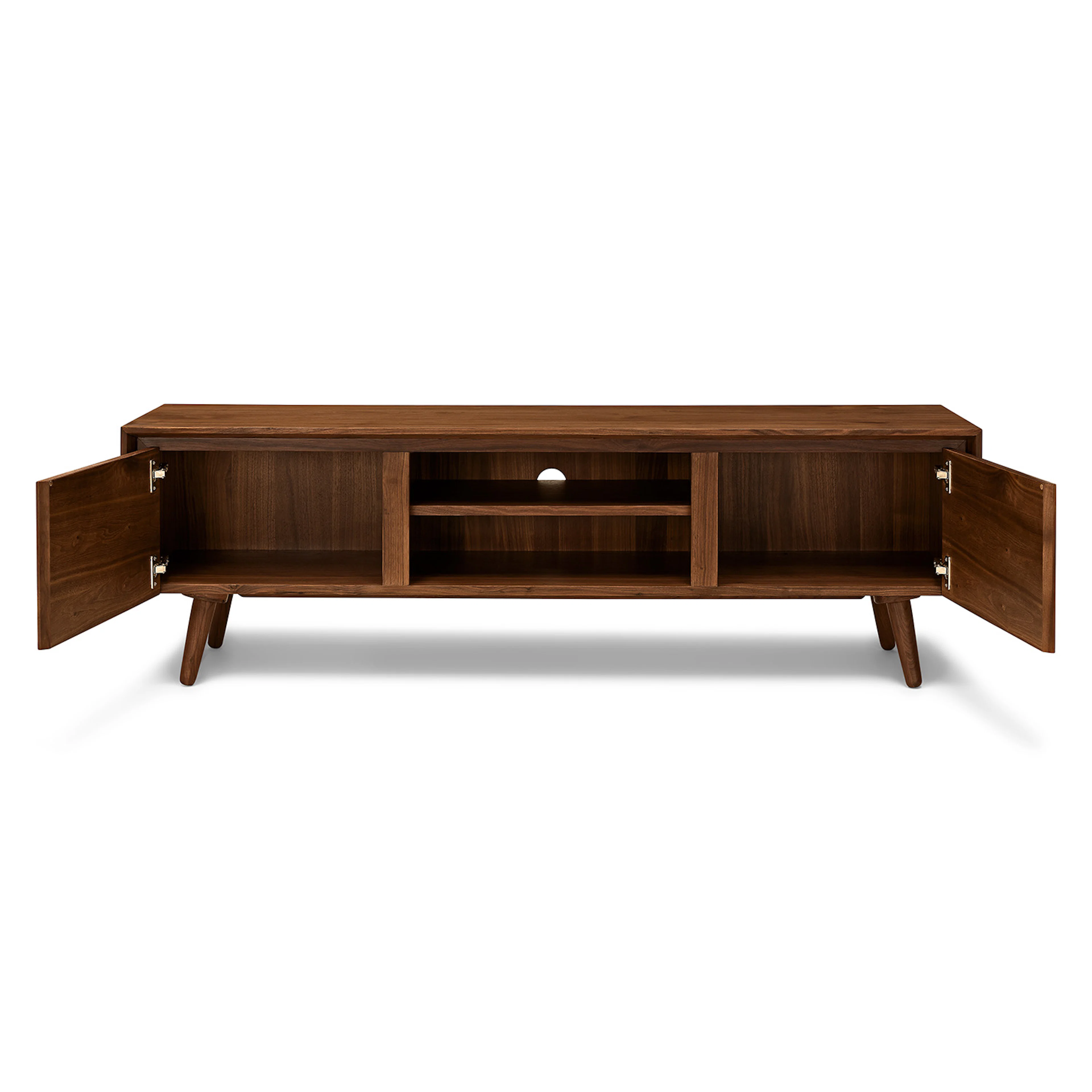 Seno 63" Low Media Unit - Walnut