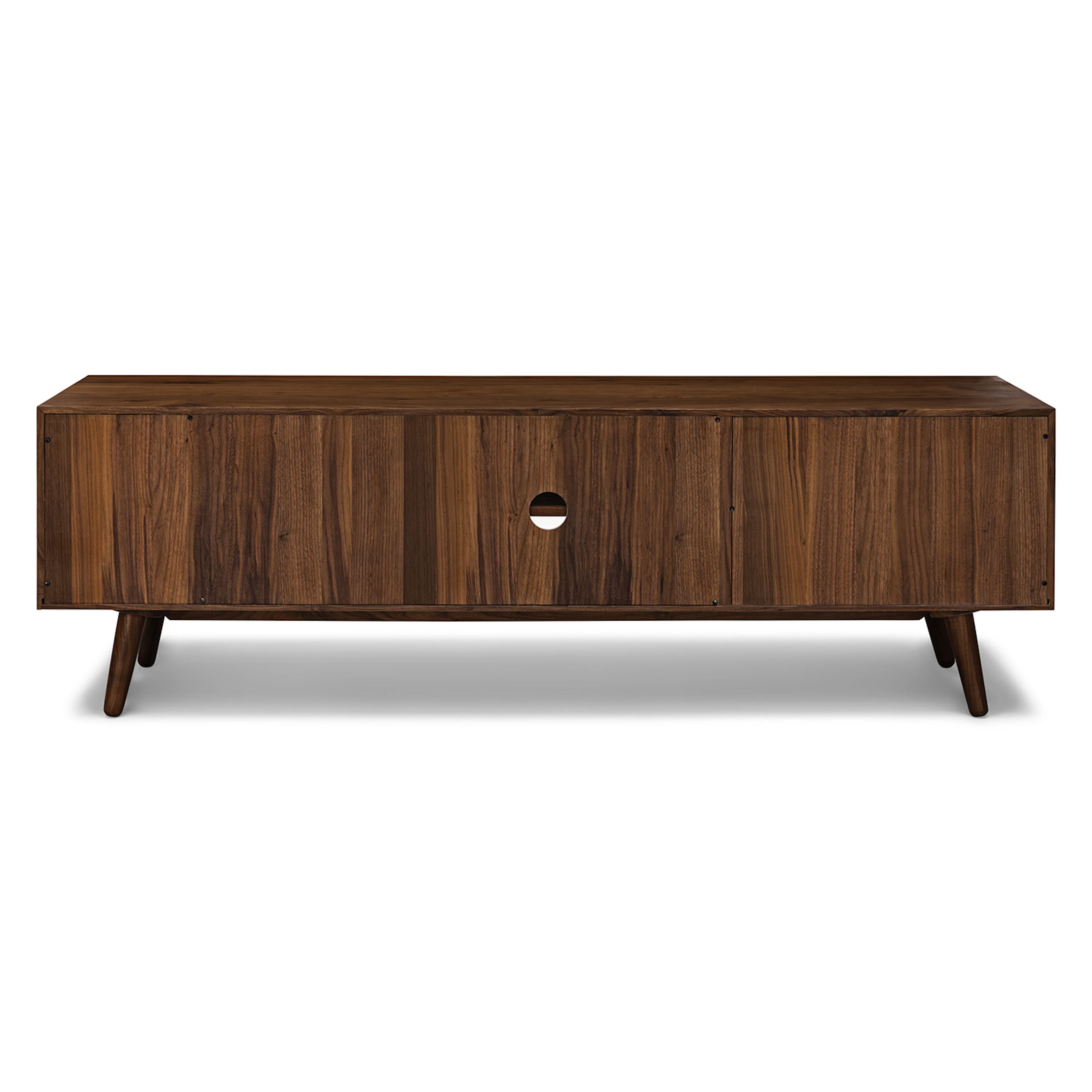 Seno 63" Low Media Unit - Walnut
