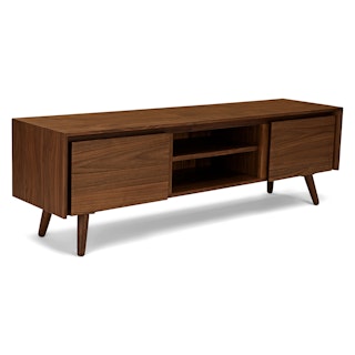 Seno 63" Low Media Unit - Walnut