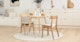 Ecole Mist Gray Oak Dining Chair - Gallery View 2 of 13.