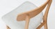 Ecole Mist Gray Oak Dining Chair - Gallery View 7 of 13.