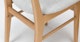 Ecole Mist Gray Oak Dining Chair - Gallery View 8 of 12.