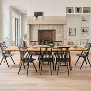 Madera Oak Dining Table, Extendable