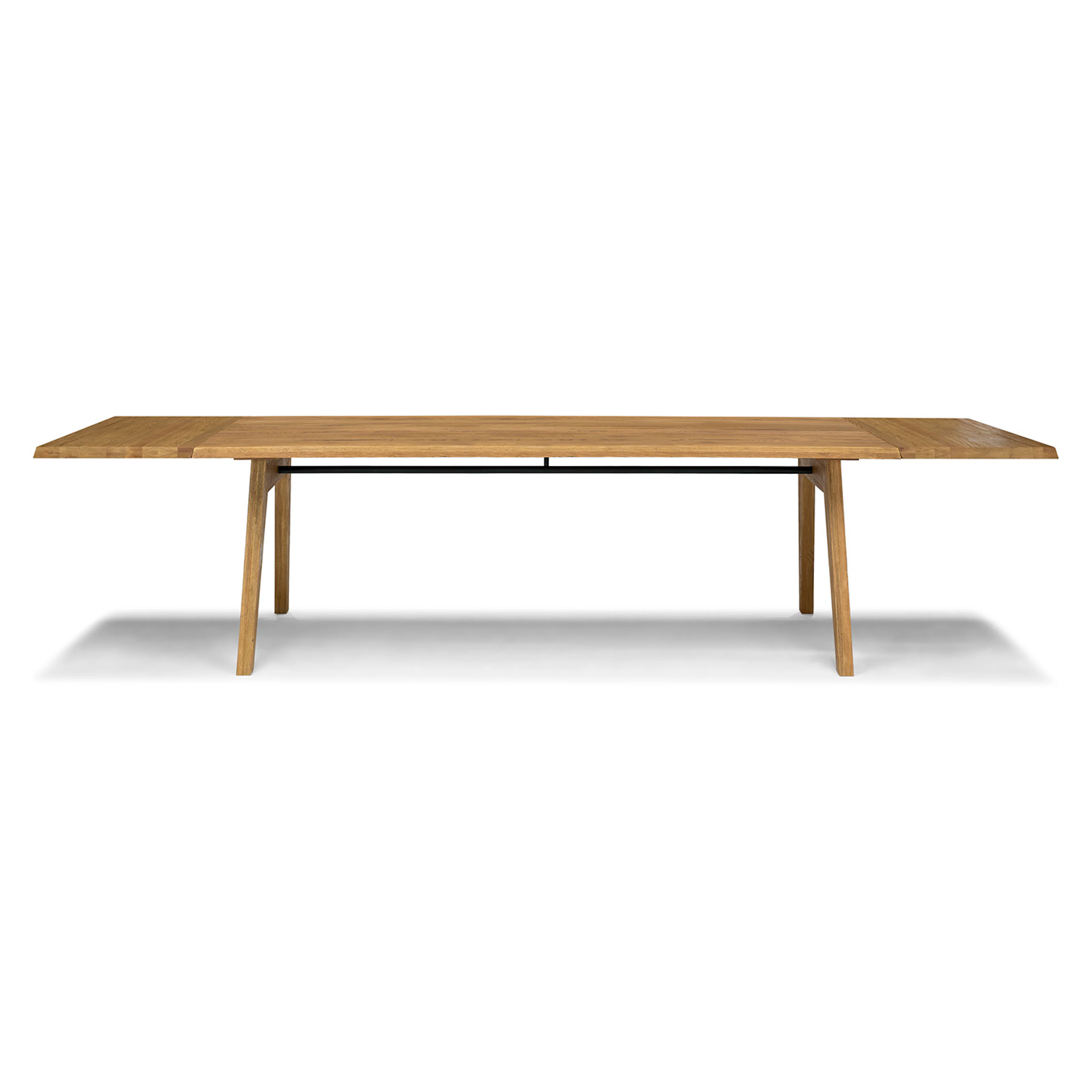 Madera 86" - 125" Solid Wood Extendable Dining Table - Oak