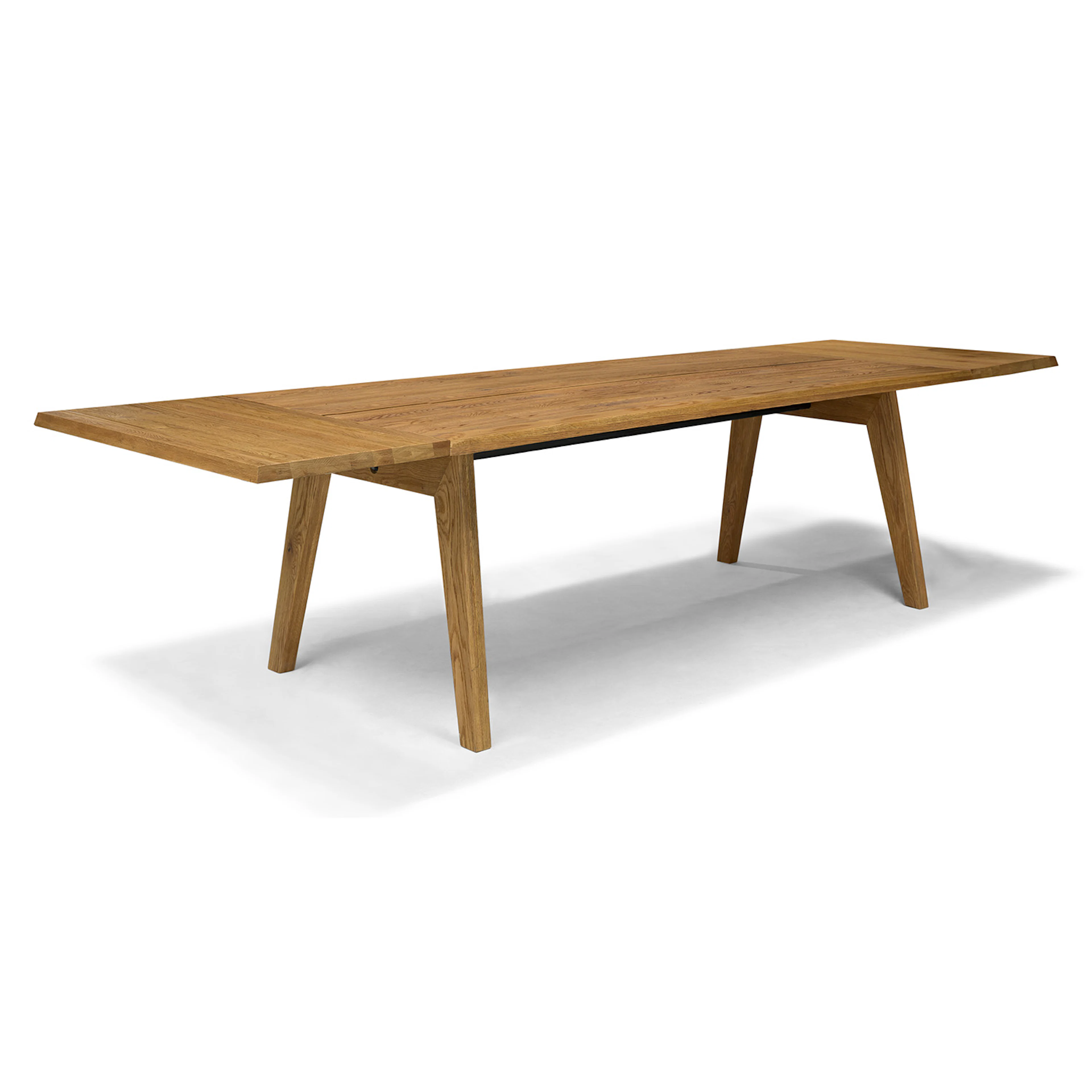 Madera 86" - 125" Solid Wood Extendable Dining Table - Oak
