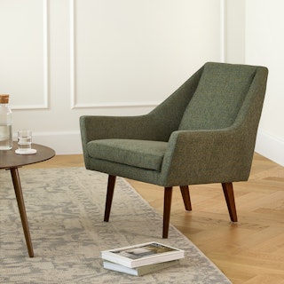Angle Hemlock Green Chair