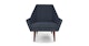 Angle Denim Blue Chair - Gallery View 1 of 12.